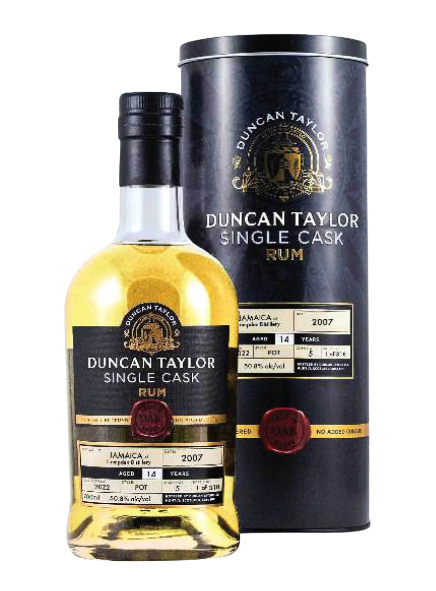 Duncan Taylor Single Cask Rum Hampden, Jamaica 2007 - 14 Years - Cask No. 5