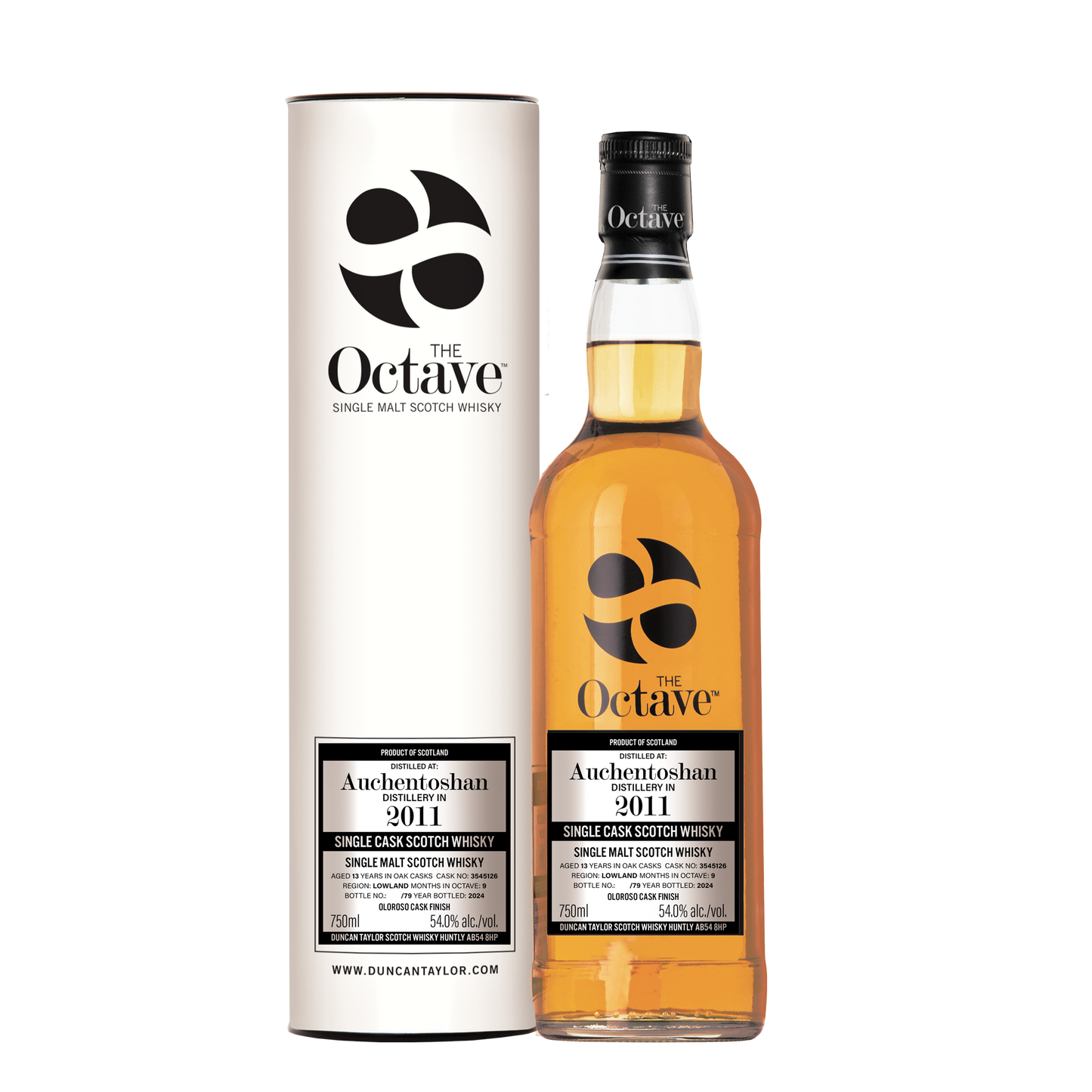 Octave Auchentoshan 2011, 13yo cask 3545126 @ 54%