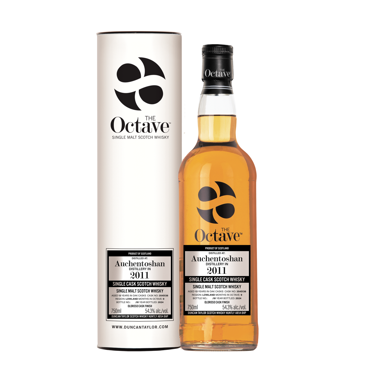 Octave Auchentoshan 2011, 13yo cask 3545136 @ 54.3%