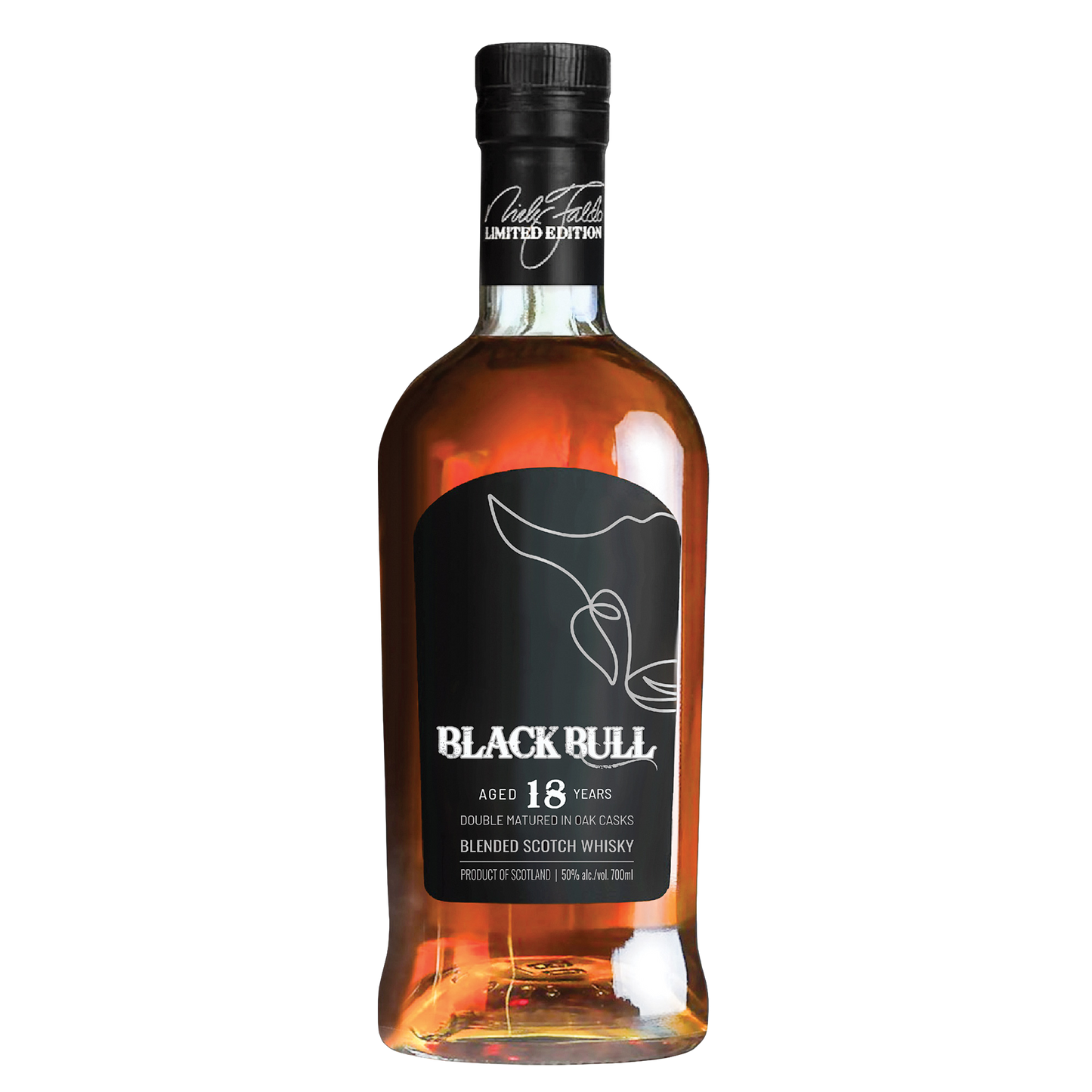 Black Bull Blended Scotch Whisky 18 Years - A Tale of Two Legends