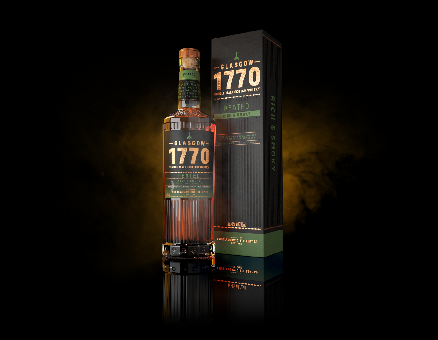 The Glasgow Distillery 1770 Single Malt - Peated