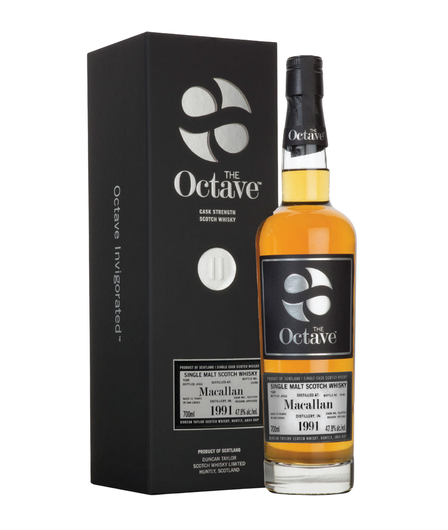 The Octave Macallan 1991 Single Malt Scotch Whisky 31 years - Cask No. 7237759