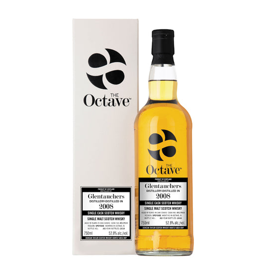 Octave Glentauchers 2008, 9 year old cask 8517915 @ 52.8%