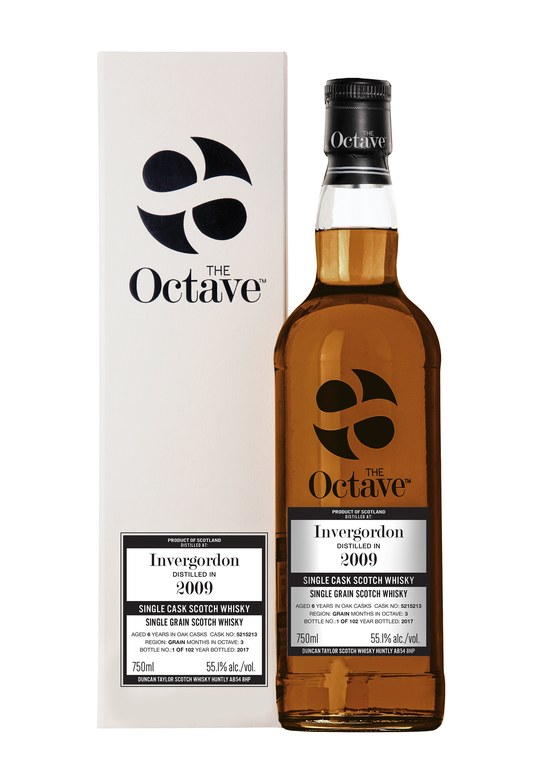 Octave Invergordon 2009, 8 year old cask 5215213 @ 55.1%