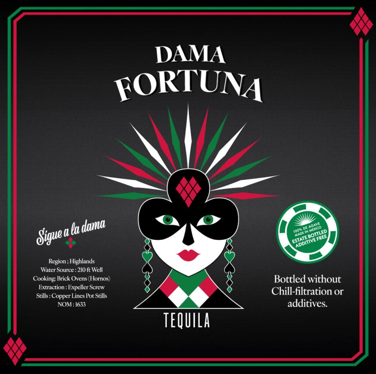 Dama Fortuna Single Estate Tequila Blanco