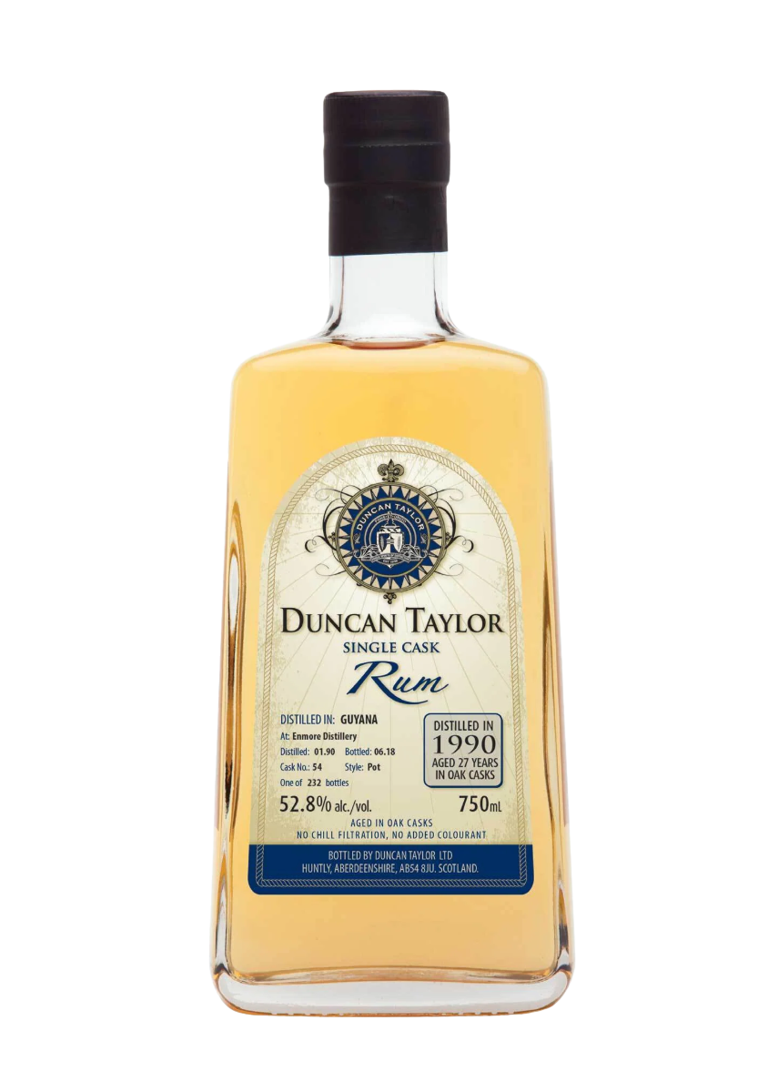 Duncan Taylor Single Cask Rum - Enmore, Guyana 1990 27 Years - Cask No. 54