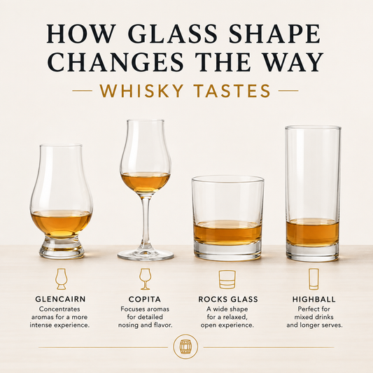 How Glass Shape Changes the Way Whisky Tastes