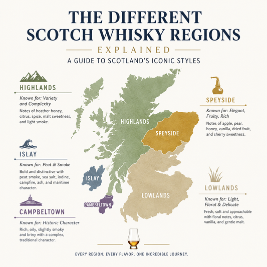 The Different Scotch Whisky Regions Explained: A Guide to Scotland's Iconic Styles