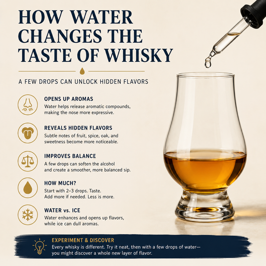How Water Changes the Taste of Whisky: Why Adding a Few Drops Can Transform Your Dram