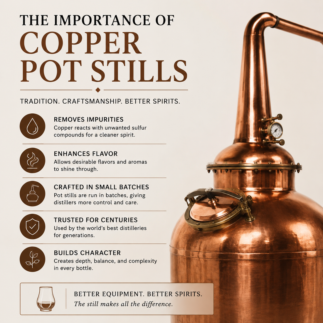 The Importance of Copper Pot Stills