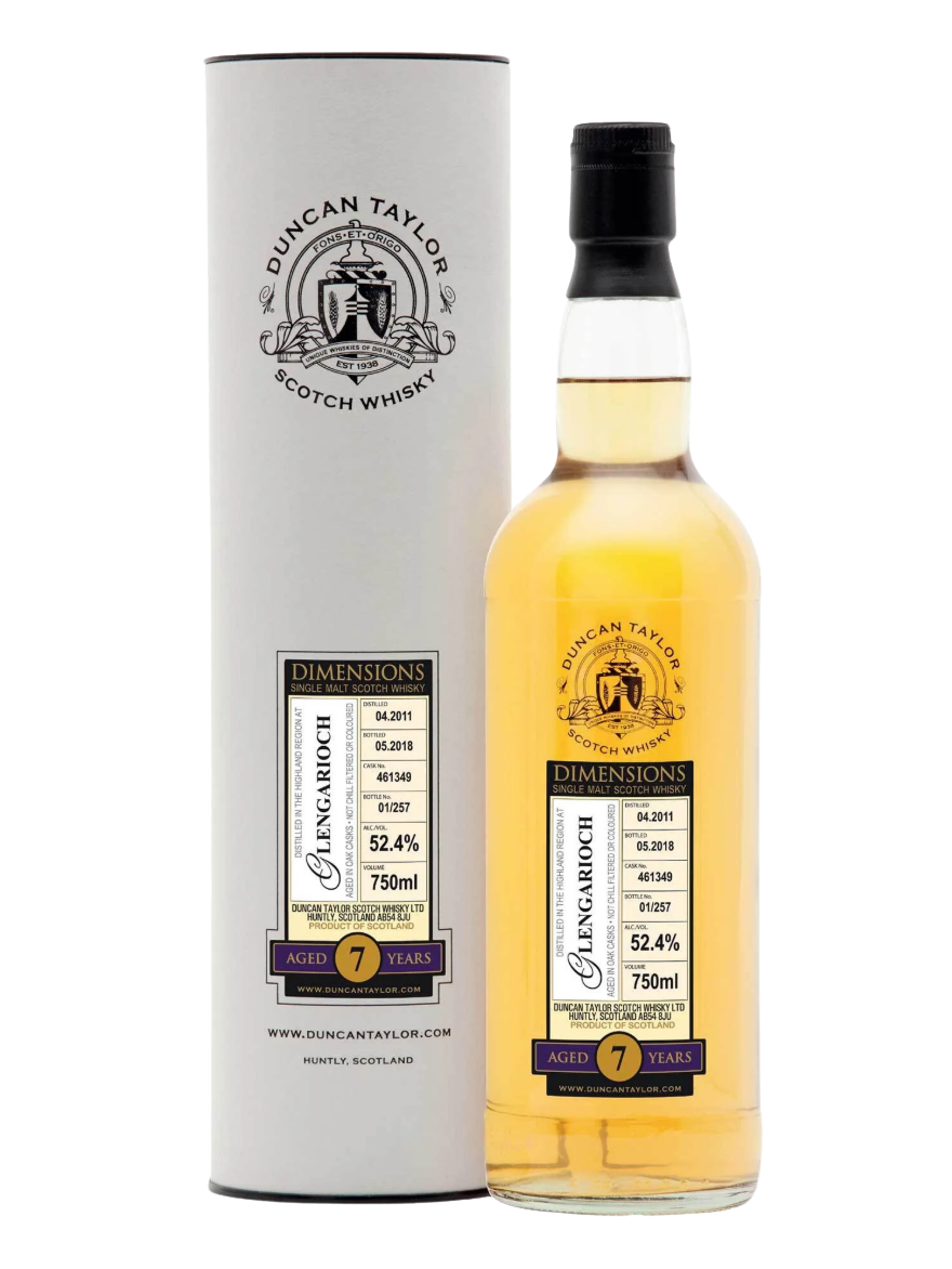Dimensions Glen Garioch 2011 Single Malt Scotch Whisky 7 Years - Cask No. 461349