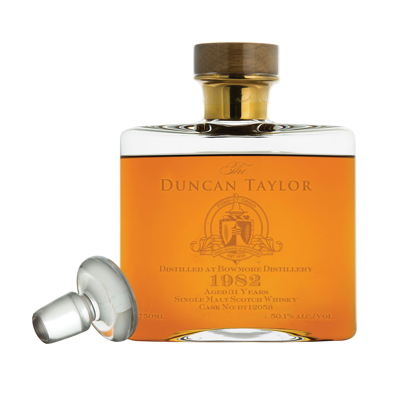 The Tantalus Bowmore 1982 Single Malt Scotch Whisky - 31 Years - Cask No. C85023