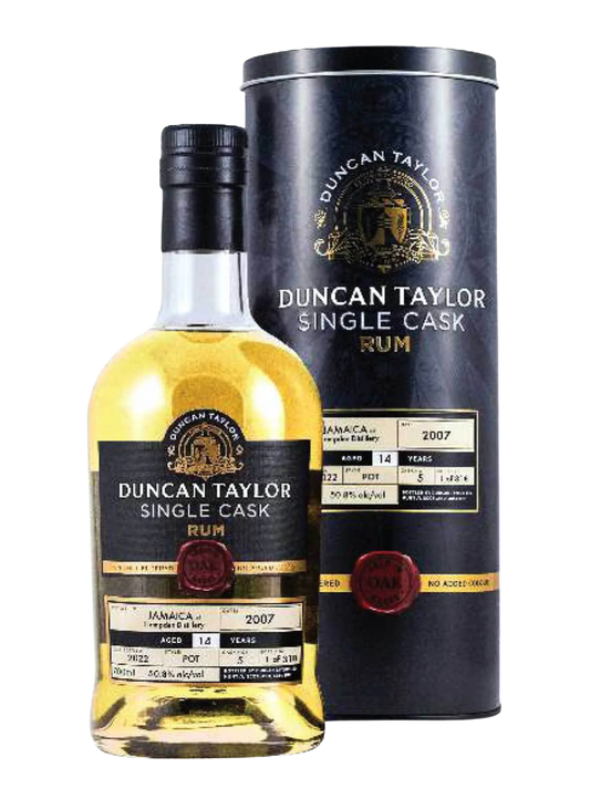 Duncan Taylor Single Cask Rum Hampden, Jamaica 2007 - 14 Years - Cask No. 5