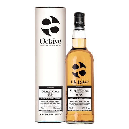 The Octave Glentauchers 2008 Single Malt Scotch Whisky, 15 Years - Cask No. 8538815