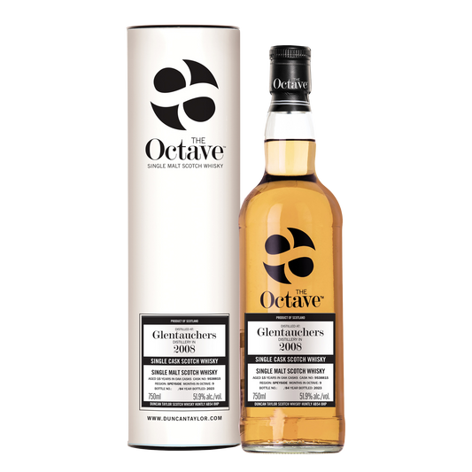The Octave Glentauchers 2008 Single Malt Scotch Whisky, 15 Years - Cask No. 8538815