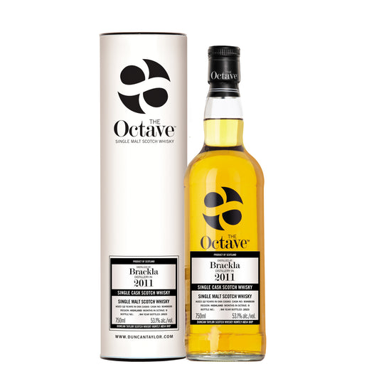 The Octave Brackla 2011 Single Malt Scotch Whisky 12 Years - Cask No. 9340039
