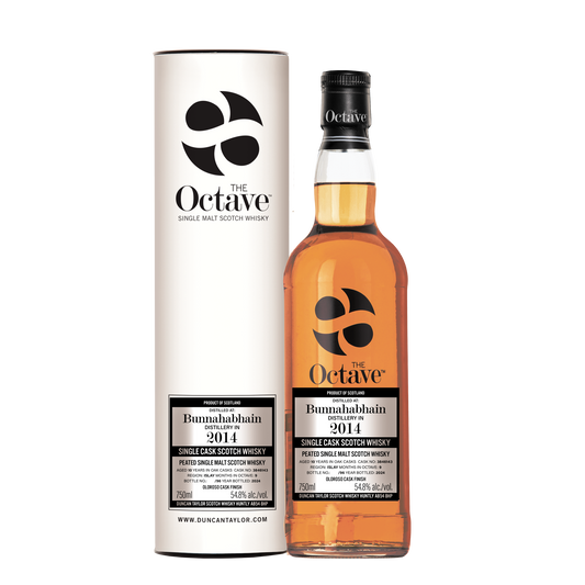 Octave Bunnahabhain Peated 2014, 10yo cask 3846143 @ 54.8%