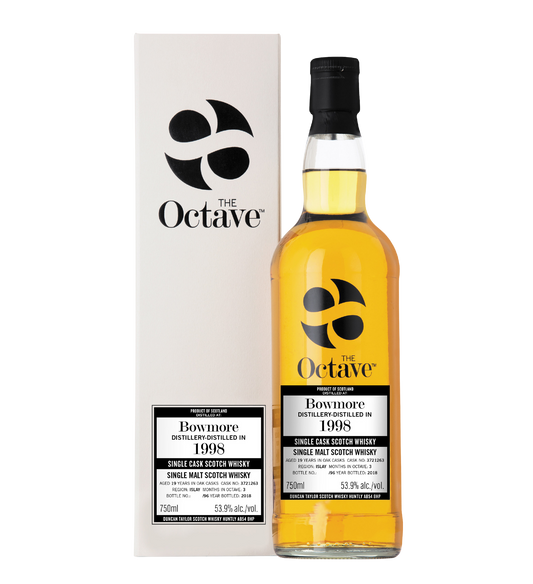 The Octave Bowmore 1998 Single Malt Scotch Whisky 19 Years - Cask No. 3721263