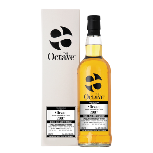 The Octave Girvan 2007 Single Grain Scotch Whisky 11 Years - Cask No. 2117967
