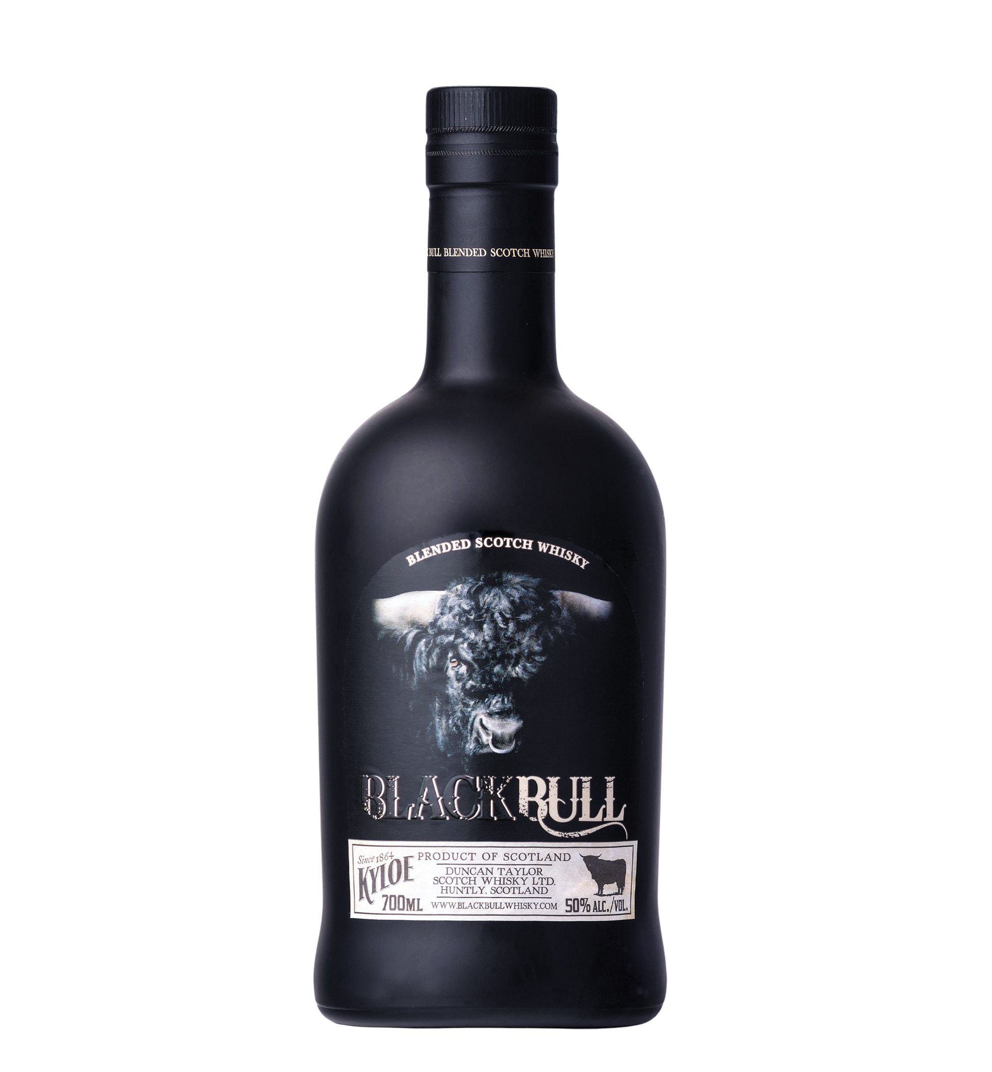 Black Bull Kyloe blended Scotch whisky bottle