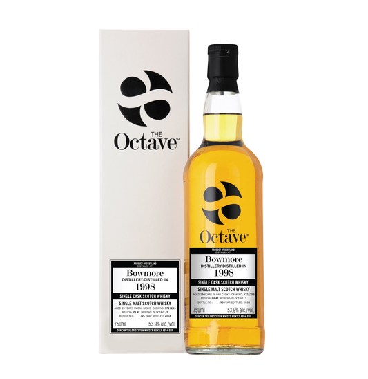 The Octave Bowmore 1998 Single Malt Scotch Whisky 19 Years - Cask No. 3721273