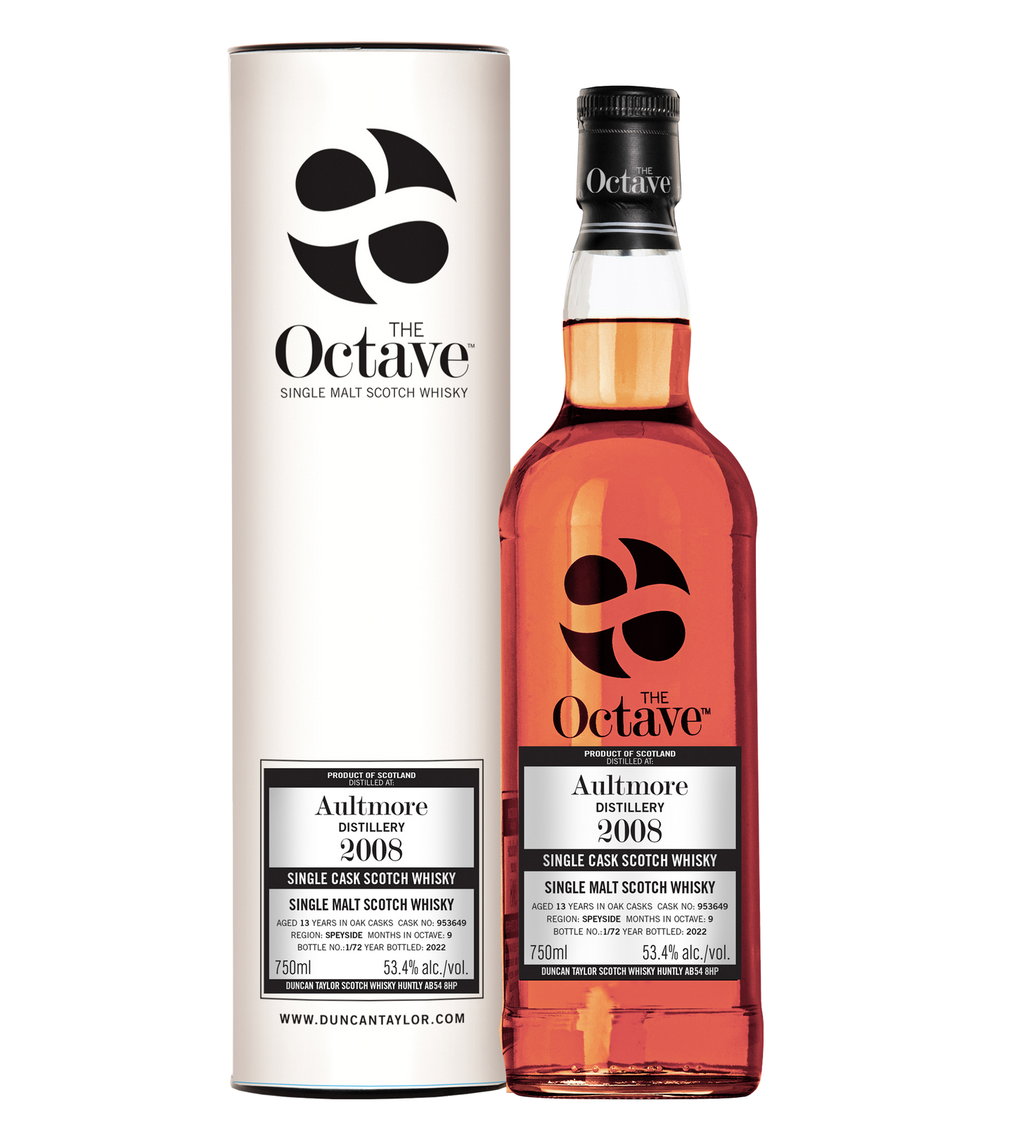 The Octave Aultmore 2008 Single Malt Scotch Whisky 13 Years - Cask No. 9535649