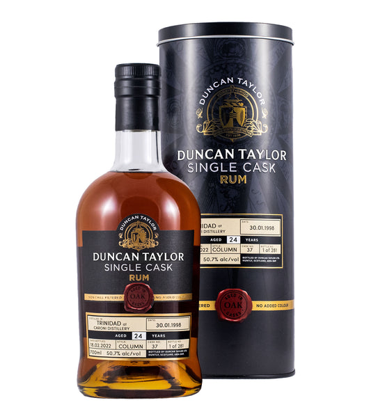 Duncan Taylor Single Cask Rum Caroni, Trinidad 1998 - 24 Years - Cask No. 38
