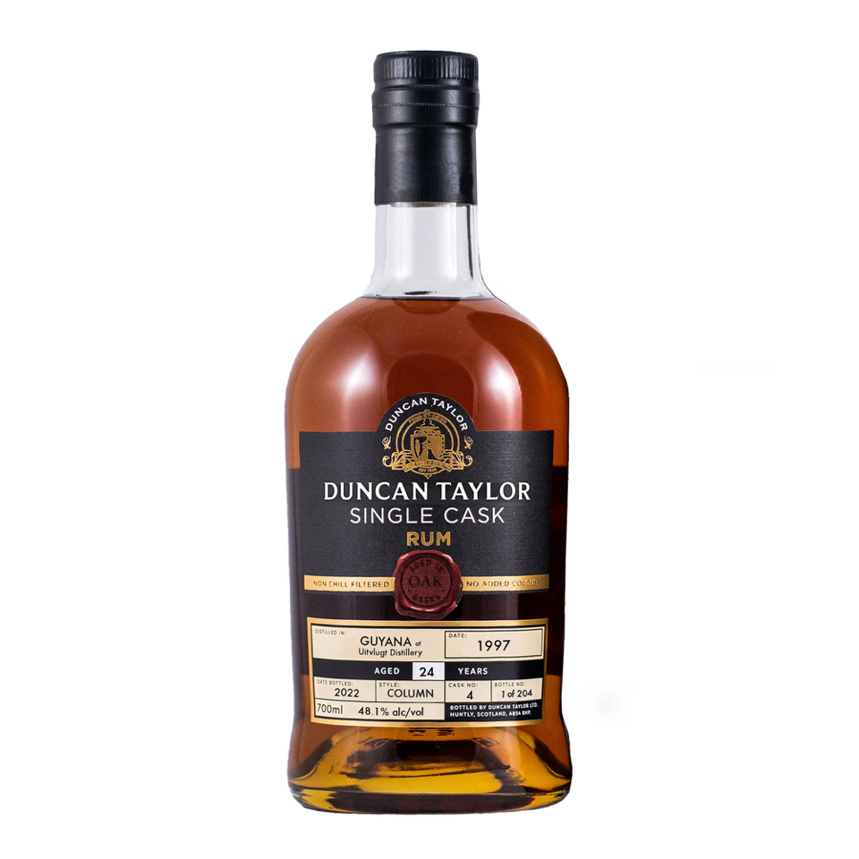 Duncan Taylor Single Cask Rum  Uitvlugt, Guyana 1997 - 24 Years - Cask No. 4
