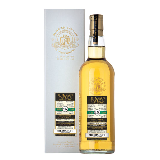 Only The Best Miltonduff 2008 Single Malt Scotch Whisky 15 Years - Cask No. 83900249