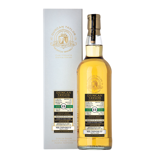 Only The Best Miltonduff 2008 Single Malt Scotch Whisky 15 Years - Cask No. 83900249