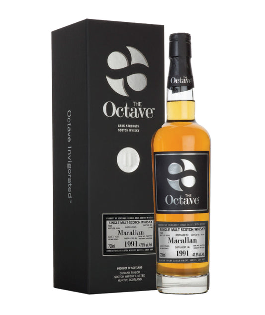 The Octave Macallan 1991 Single Malt Scotch Whisky 31 years - Cask No.  7237759