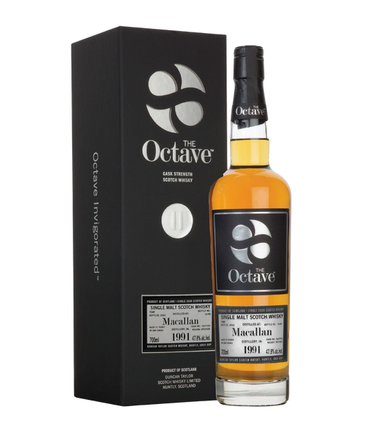 The Octave Macallan 1991 Single Malt Scotch Whisky 31 years - Cask No.  7237759