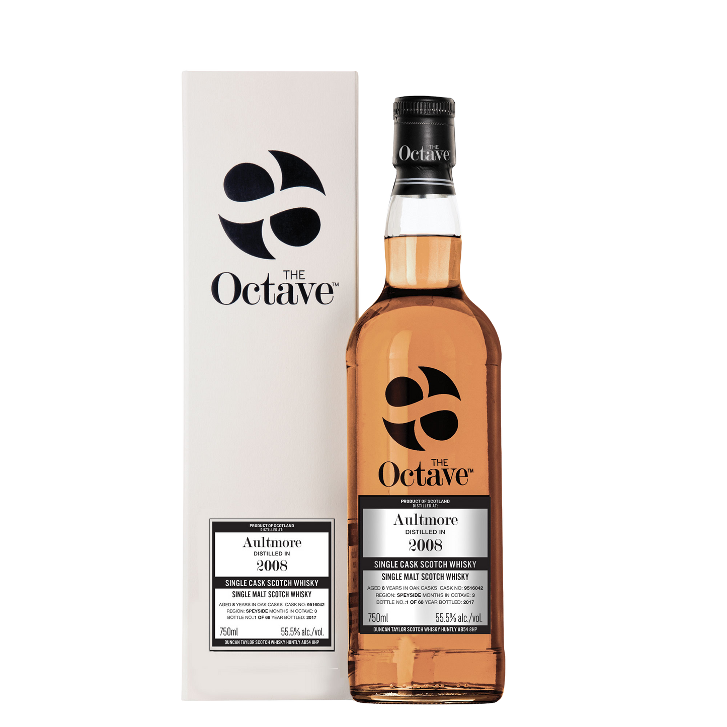 Octave Aultmore 2008, 8 year old cask 9516042 @ 55.5% - *Bottle Only*