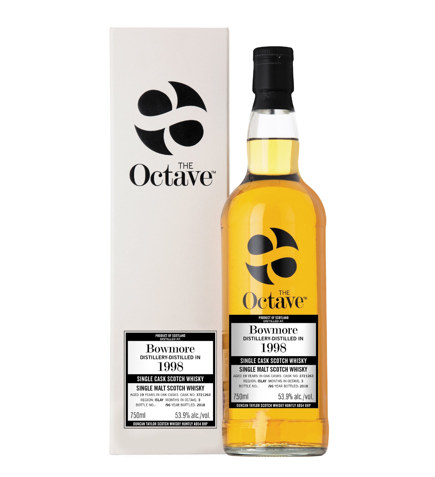 The Octave Bowmore 1998 Single Malt Scotch Whisky 19 Years - Cask No. 3721263