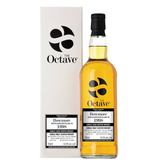 The Octave Bowmore 1998 Single Malt Scotch Whisky 19 Years - Cask No. 3721273