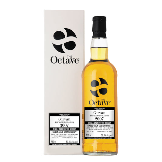 The Octave Girvan 2007 Single Grain Scotch Whisky 11 Years - Cask No. 2117967