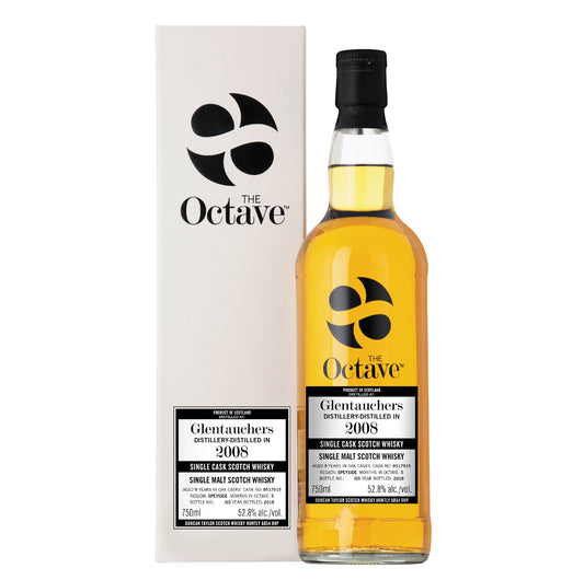 The Octave Glentauchers 2008 Single Malt Scotch Whisky 9 Years - Cask No. 8517915