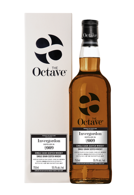 Octave Invergordon 2009, 8 year old cask 5215213 @ 55.1%