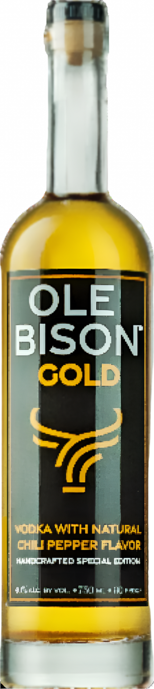 OLE BISON™ GOLD VODKA with Natural Chile Peppers