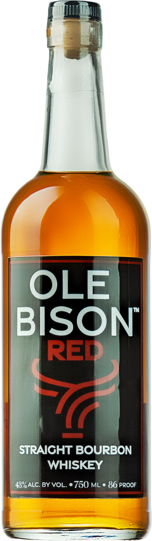 OLE BISON RED BOURBON™ - 86 Proof, 1 Litre