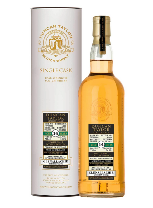 Only The Best Glenallachie 2008 Single Malt Scotch Whisky 14 Years - Sherry Cask No. 30900800