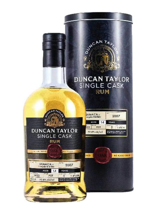 Duncan Taylor Single Cask Rum Hampden, Jamaica 2007 - 14 Years - Cask No. 5