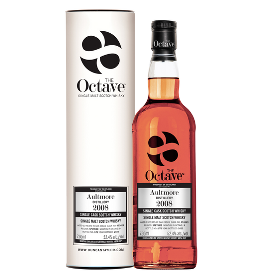 The Octave Aultmore 2008 Single Malt Scotch Whisky 13 Years -  Cask No. 9535629