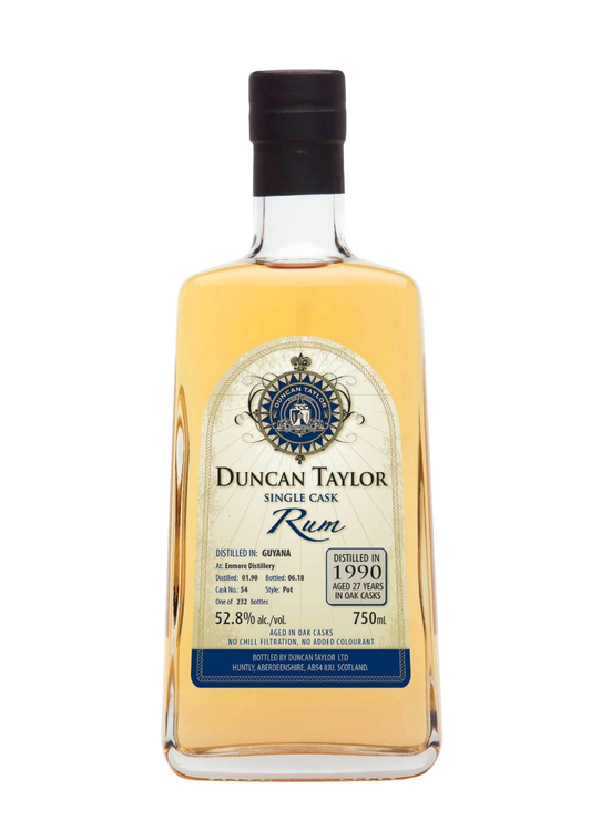 Duncan Taylor Single Cask Rum - Enmore, Guyana 1990  27 Years - Cask No. 54