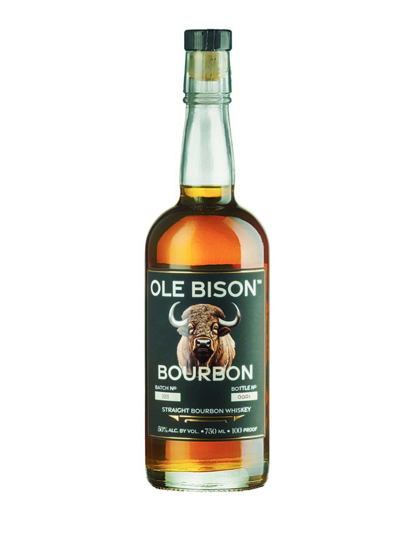 Ole Bison Bourbon 50% ABV 750mL